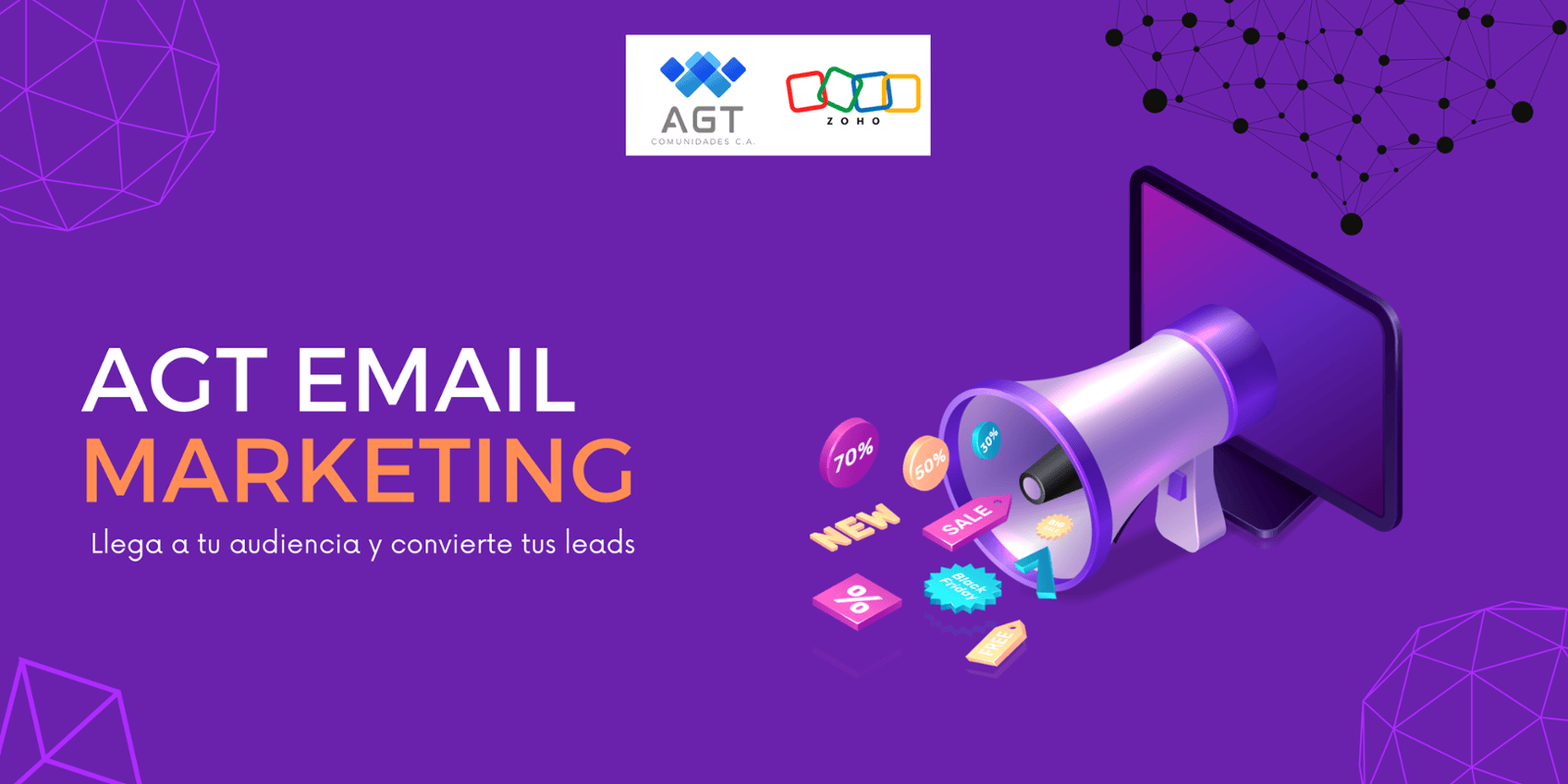 ¿Quieres automatizar tu email marketing y llevar tus campañas al siguiente nivel?   Con AGT Comunidades y las potentes herramientas de Zoho ¡es más fácil que nunca!